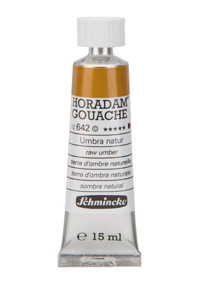 Schmincke Horadam Gouache Artist Guaj Boya 15 Ml Seri 1 642 Raw Umber Çok Renkli