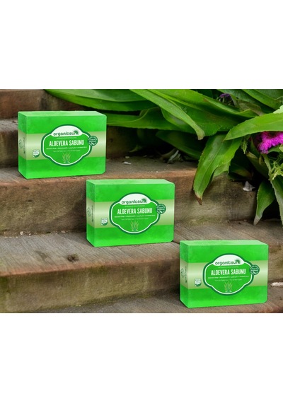 Organicsun Doğal Aloe Vera Sabunu 3 x 140 G