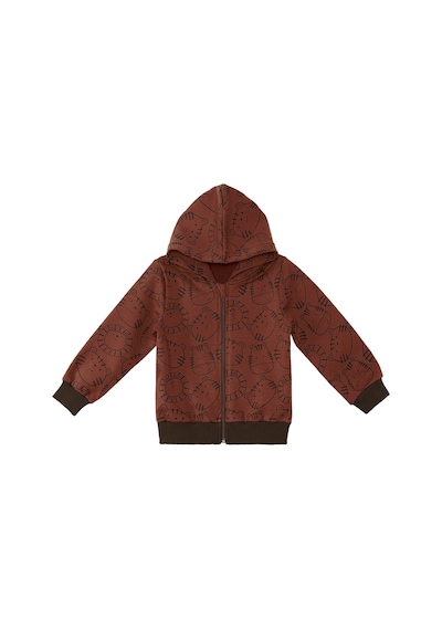 Hayvanlar Erkek Bebek Kahverengi Sweatshirt