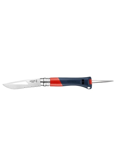 Opinel N 9 Ocean Kırmızı Saplı Denizcilik Kamp Çakısı Çok Renkli