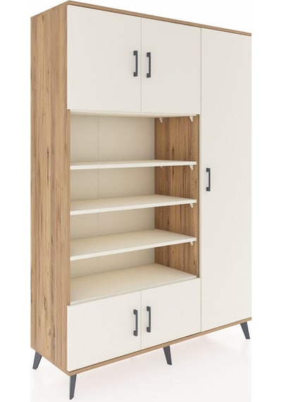 Hyperion Dolap 11 Raflı 5 Kapaklı 132x44x195 Çam-aytaşı/aytaşı Çam Hyperion Dolap 11 Raflı 5 Kapaklı 132x44x195 Çam-aytaşı/aytaşı Çam
