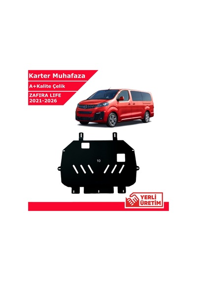Opel Zafira Life 2000cc 2021-2026 Çelik Karter Muhafaza Çelik Koruma Sacı A+ Kalite Yerli Üretim