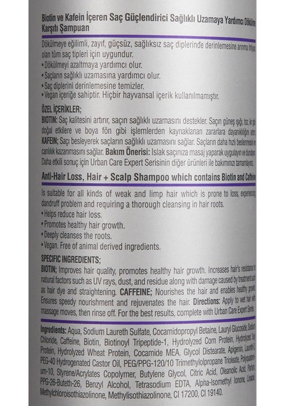 Tr Expert Biotin & Kafein Şampuan 350 Ml 2li Paket