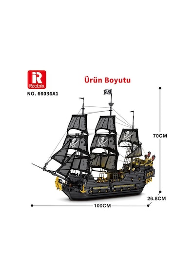 Reobrix The Black Pear 66036 A1 Brick Yapım Seti