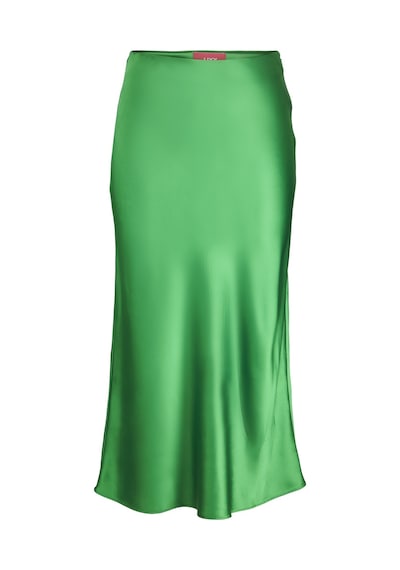 Jack & Jones Kadin Midi Boy Saten Etek - Kimmie 12250268 Medium Green Yeşil