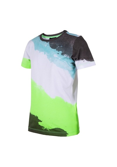 Brz Kids Baskılı Erkek Çocuk Kısa Kollu T-Shirt Beyaz