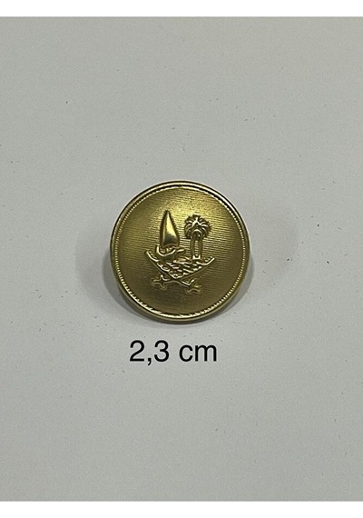 Trençkot Ceket Düğmesi / Gold/ 6 Lı Set /2,3 Cm