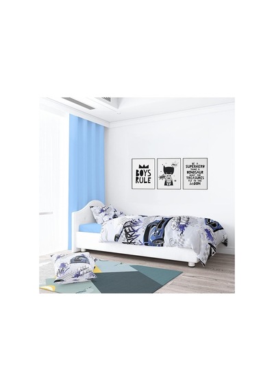 Mulberry Nemo Tek Kişilik Genç Çocuk Nevresşm Takımı 160x220 Mavi Diğer