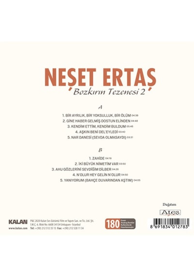 Plak - Neşet Ertaş - Bozkırın Tezenesi 2
