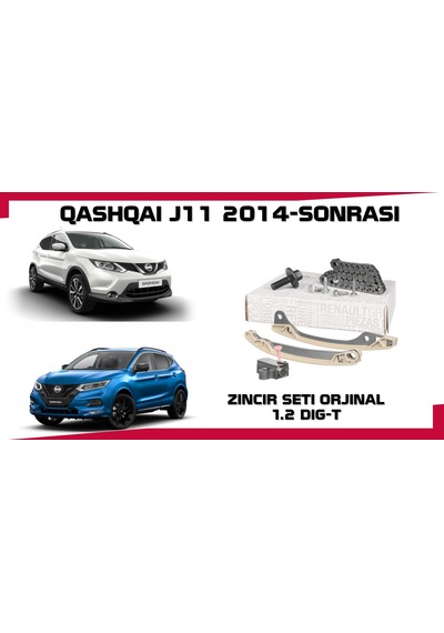 Qashqaı Zıncır Setı J11 Kasa 1.2 Turbolu Juke Pulsar