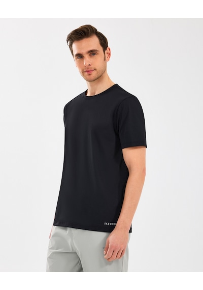 Skechers M Sorona Regular T-shirt Erkek Siyah Tshirt S2510210-001 SIYAH