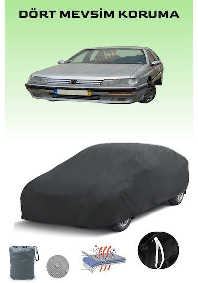Siyah, Peugeot 605, Araba Brandası, Oto Örtüsü, Araba Çadırı Siyah