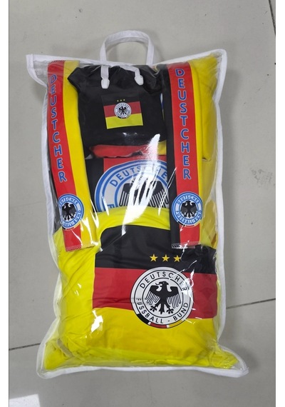 Sarı Almanya Süper Set Dörtlü Servis Kılıfı + İkili Yastık Ve Kemer Kılıfı +vites Poları