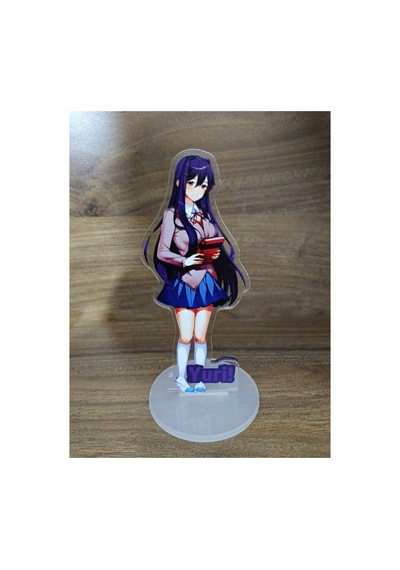 Owl Bag Doki Doki Literatüre Club Yuri Karakteri Desenli Tasarım Acrlyic Pleksi Figür 10 Cm