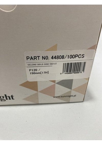 Sunmight Gold 44808 Delikli Su Zımpara 120 Kum 15 CM 100 Adet