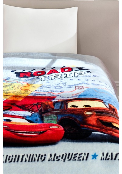 Özdilek Lisanslı Tek Kiş.battaniye 155x215 -şimşek Mcqueen Gri Gri