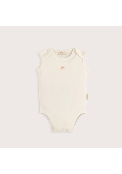 Chakra Magıc Sea 3'lü Kolsuz Body Set Ekru/lila