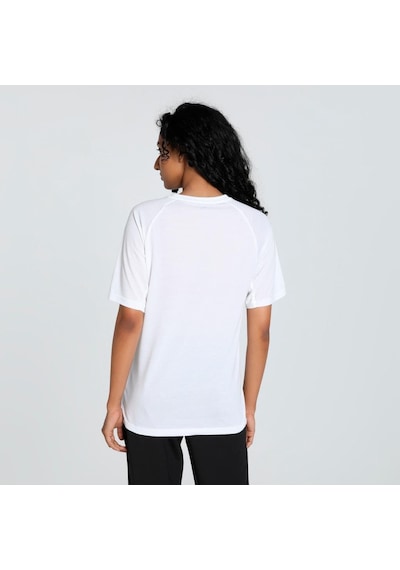 Puma Evostrıpe Relaxed Tee Kadın T-shirt Beyaz