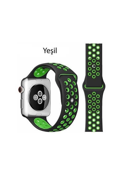 Apple Uyumlu  Watch 1 2 3 4 5 6 7 38 MM 40 MM 41 MM Spor Silikon Tme Kordon