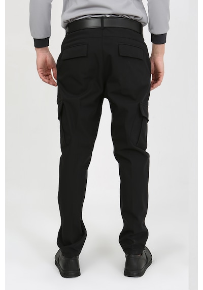 Yeni Tip Termo Likra Pantolon İçi Polarlı Kışlık Siyah Güvenlik Unisex Pantolon Ripstop Kışlık İçi Polarlı