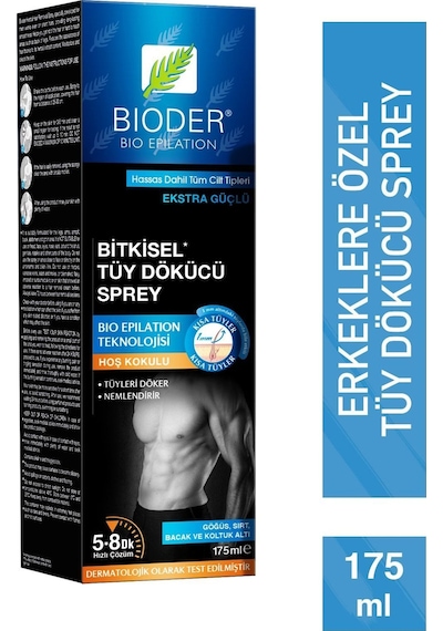 Bioder Tüy Dökücü Sprey Erkek 175 ml