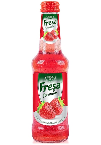 Freşa Premium Çilekli Vitaminli Maden Suyu 250 Ml X 24 Adet
