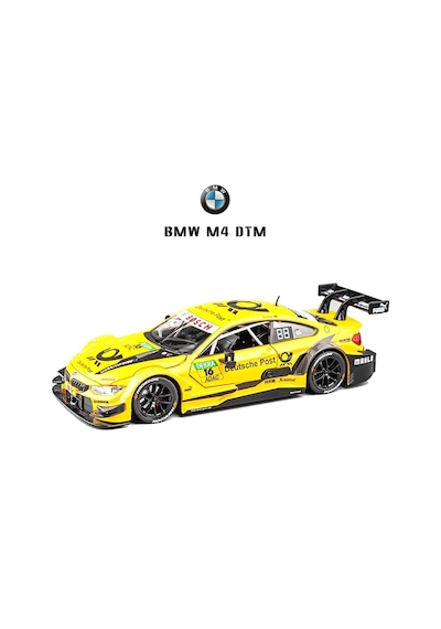1:24 Bmw M4 Dtm Alaşım Spor Araba Diecasts Metal Oyuncak Araç