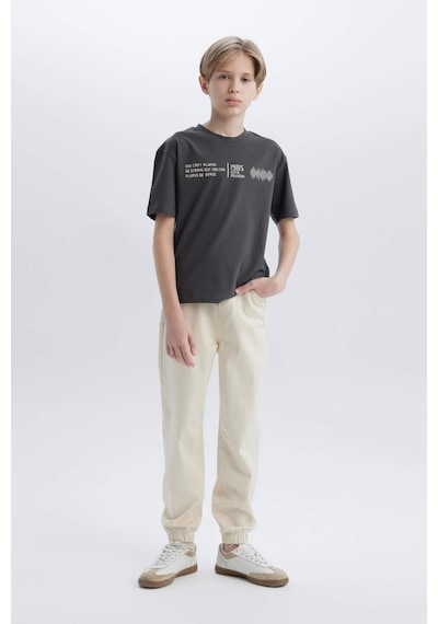 DeFacto Erkek Çocuk Jogger Fit Standart Paça Gabardin Pantolon D7795A825SPER139