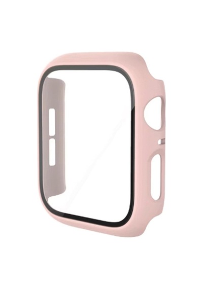 Watch 40mm Camlı Kasa Ekran Koruyucu - Pembe Bz8683140783877