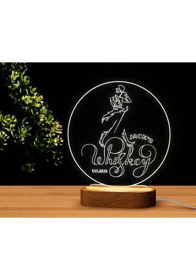 Bk Gift Kişiye Özel Bar Tasarımlı Led Lamba, Gece Lambası, Ev Dekorasyonu, Işıklı Pleksi Biblo-25