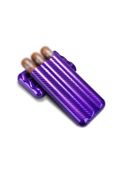 Cigarloong Karbon Puro Kılıfı Mor 3'lü 60 Ring