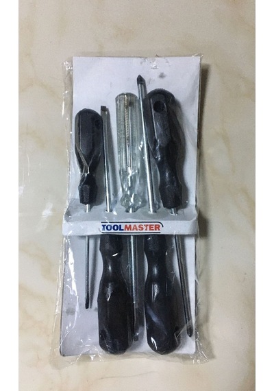 Toolmaster - 5'li Tornavida Seti Kontrol Kalemli Tornavida Seti