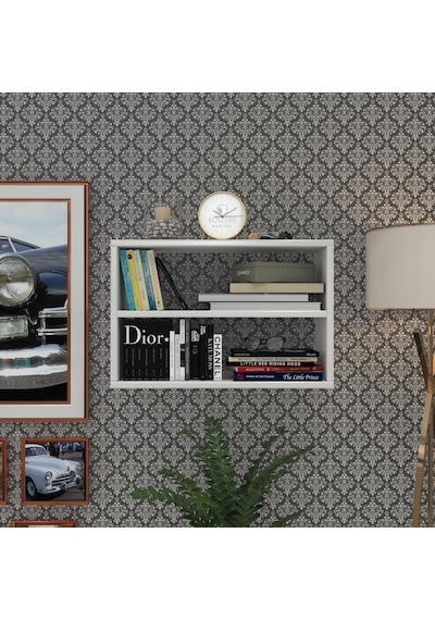 Kenzlife kitaplık nihan 040*060*20 byz duvar rafı