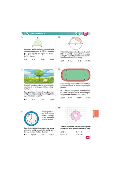 7.Sınıf Matematik Soru Bankası- Sınav Dergisi Yayınları