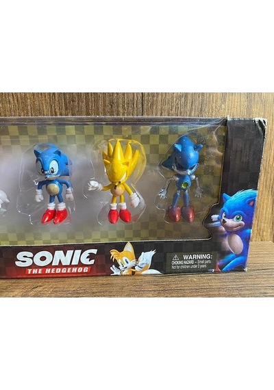 Oyuncak Sonic Figür 5 Figürlü Sonic The Hedgehog Figür Seti Oyuncak Sonıc Figür