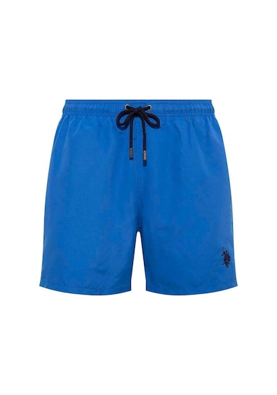U.S. Polo Assn. Erkek Saks Mavi Orta Boy Deniz Şortu 21000 Saks Mavi