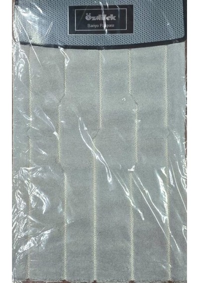 Klozet Pamuk Rayas Gri 60 100-40 60