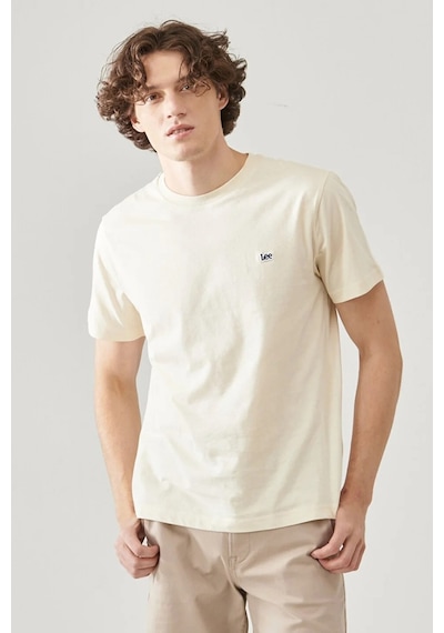 Lee Erkek T Shirt L60UFQ102 EKRU Ekru
