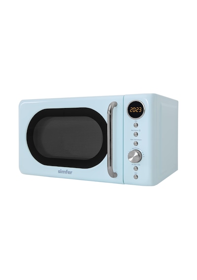 Simfer 4606 20Litre Retro Mikrodalga Fırın Dijital Mavi