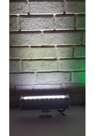 10 Cm Wallwasher Led Bina Dış Duvar Aydınlatma Boyama Beyaz Işık Gri