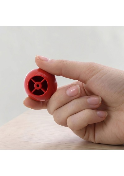 8 Adet Sert Plastik Düğme Yuvarlak Top Kırmızı Dolap Mobilya Mutfak Dolabı Çekmece Kulbu Kulpu Kulplar