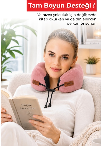 Viscofoam Cosy Ortopedik Seyahat Yastığı Visco Boyun Destekli Seyahat Yastığı