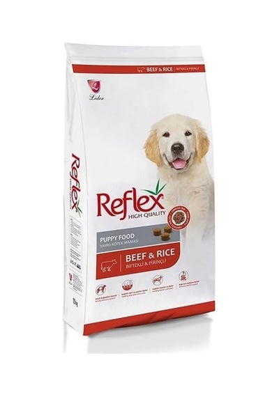 Yüksek Kaliteli Biftekli Ve Pirinçli Yavru Köpek Maması 15 Kg