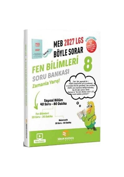 2027 8. Sınıf Fen Bilimleri Soru Bankası Sinan Kuzucu