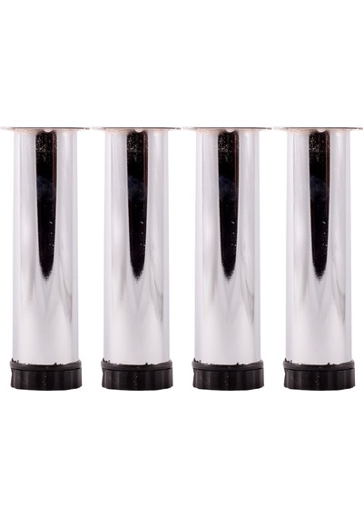 Ademkocplastik 20 Cm Tablalı Ayarlı Masa Dolap Mobilya Tezgah Ayağı 42Mm-4'Lü