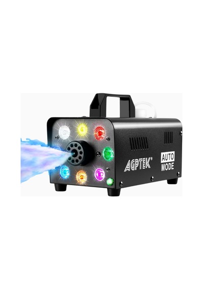Agptek Sis Makinesi 500w, Led Işıklı & Kablosuz Uzaktan Kumandalı Işık Sistemleri