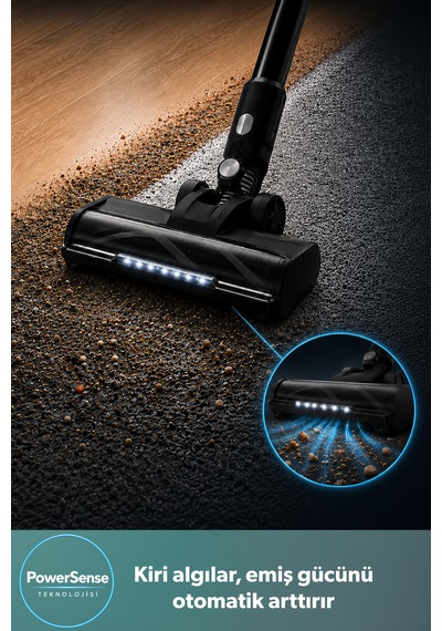 Homend Dustrider 1273H 450 W Katlanabilir Borulu Dikey Süpürge