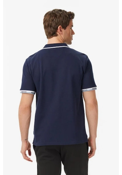 Nautica Erkek Lacivert Regular Fit Polo Yaka T-shirt-14496