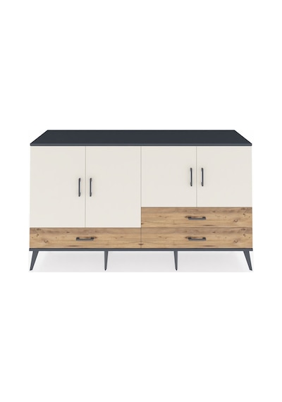 Hyperion Konsol 5 Raflı 3 Çekmeceli 4 Kapaklı 176x44x99 Antrasit- Antrasit-aytaşı/çam Hyperion Konsol 5 Raflı 3 Çekmeceli 4 Kapaklı 176x44x99 Antrasit- Antrasit-aytaşı/çam