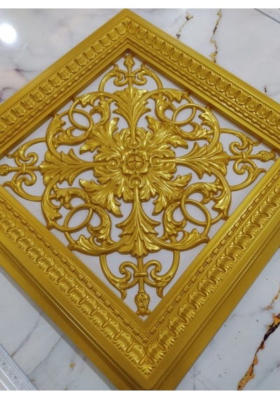 Saray Tavan 60 Cm Gold Panel Led Döşenebilir Asma Tavan Uyumlu